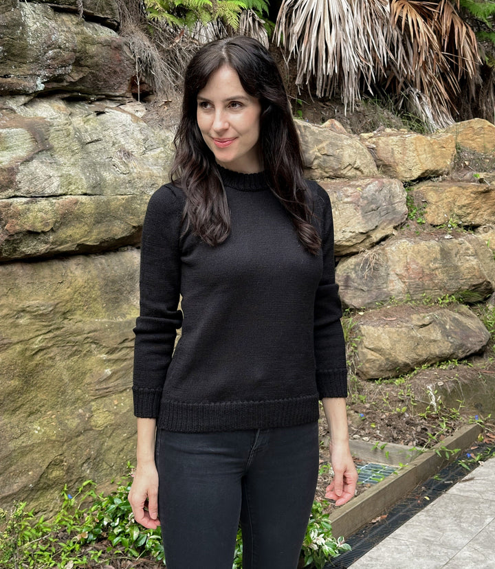 Bab Alpaca Wool crewneck sweater