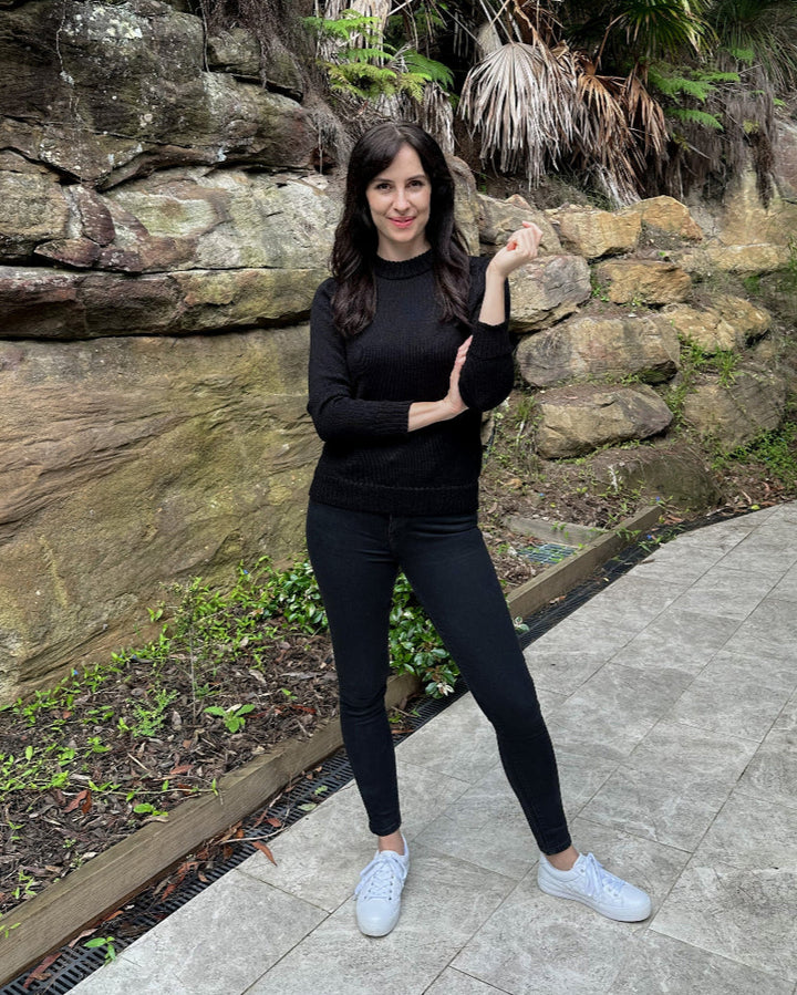 Bab Alpaca Wool crewneck jumper