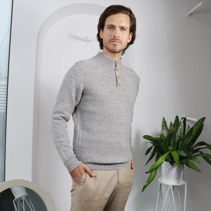 Alpaca jumper for men
