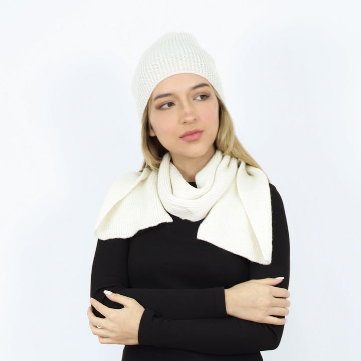 Alpaca ribbed beanie