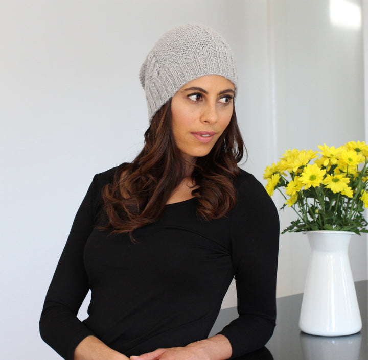 Alpaca wool hat