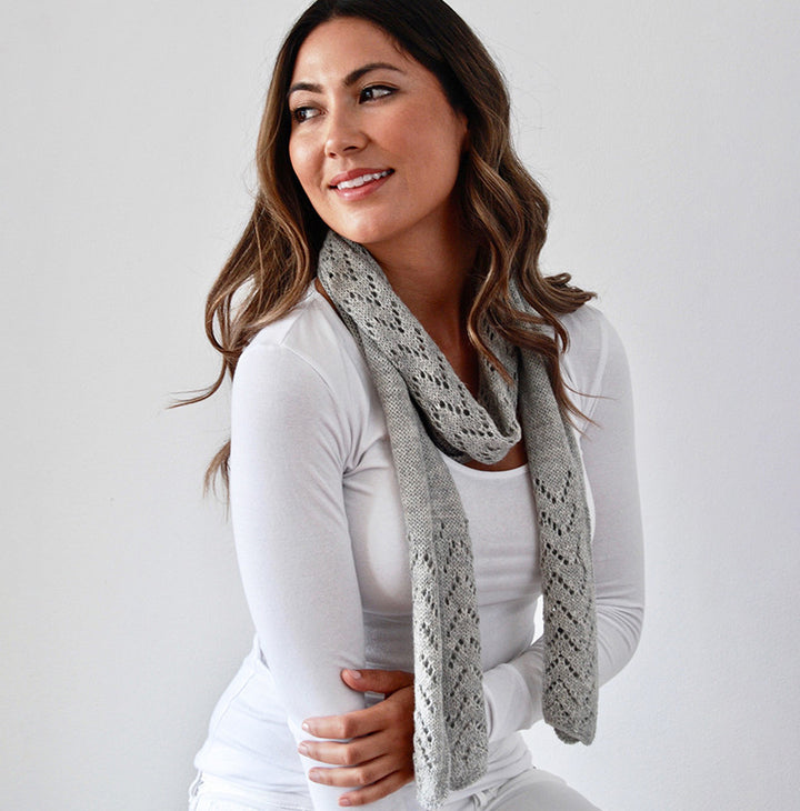 Alpaca Wool | Skinny Scarf | Organic Clothing