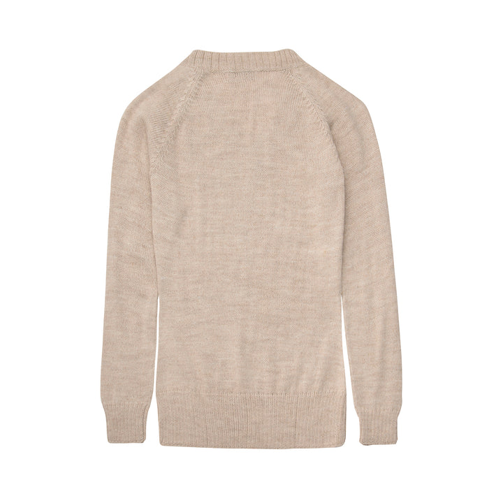Alpaca Wool | V Neck Jumper | Jumpers for Women | Organic Clothing - Back
