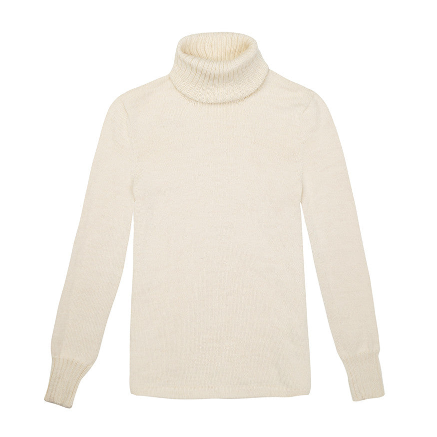 Alpaca Wool Roll Neck Jumper Organic Clothing – Alpei