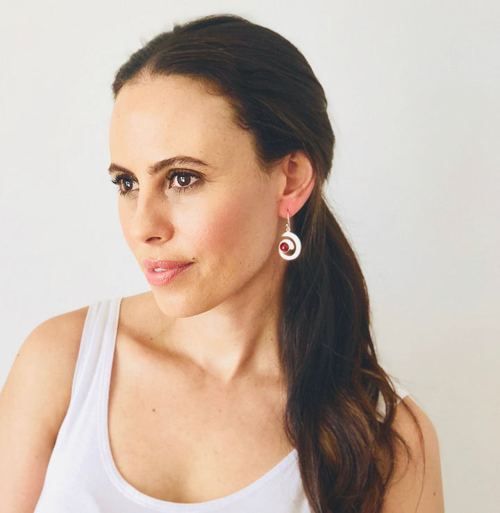 Sterling Silver Caral Earrings