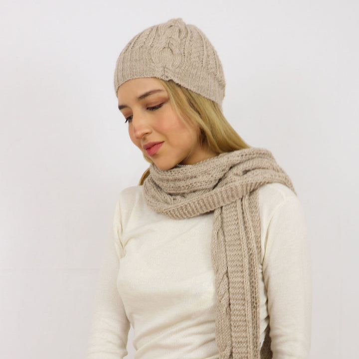 Alpaca Blend Cables Beanie ALPEI