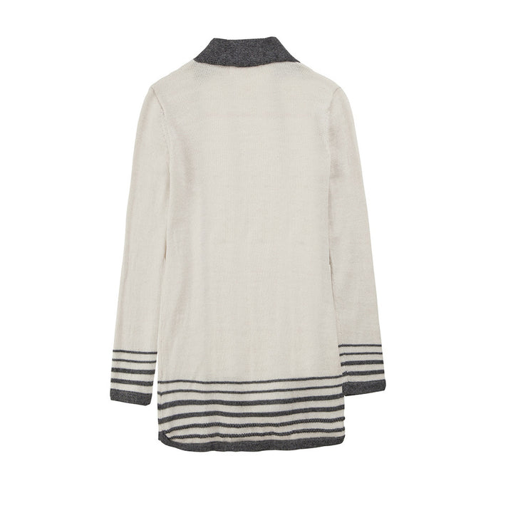Alpaca Wool | Ladies Cardigan | Organic Clothing - Back