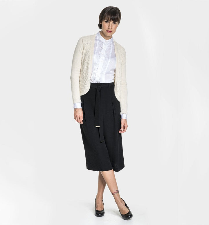 Alpaca Wool | Lace Cardigan | Cardigan for Women | Organic Clothing - Front2