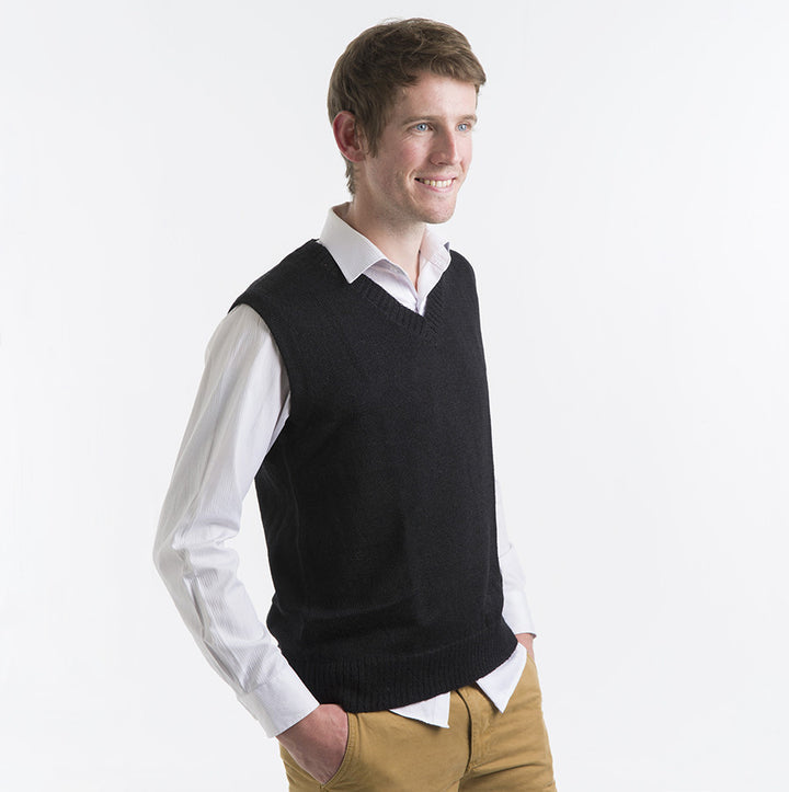 Alpaca  Wool | Mens Vest | Organic Clothing