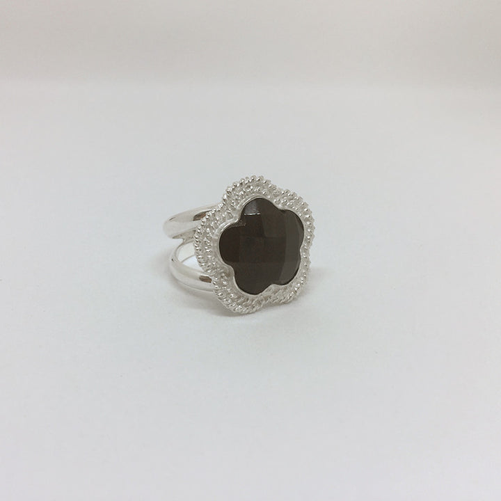Sterling Silver Rings | Onyx Ring | Handmade Jewellery - right side