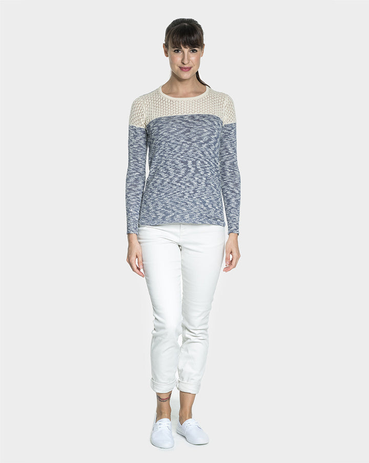 Organic Cotton | Lace Jumper | Womens Jumper | Organic Clothing - front