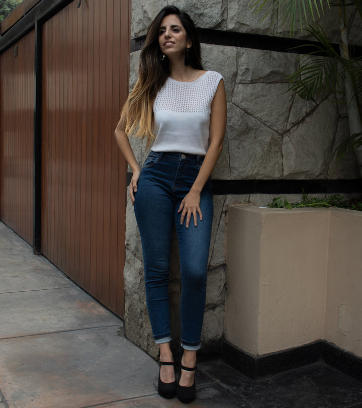 deep lace top