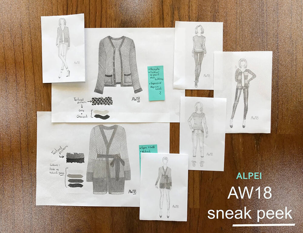 Alpeí collection AW18 sneak peek