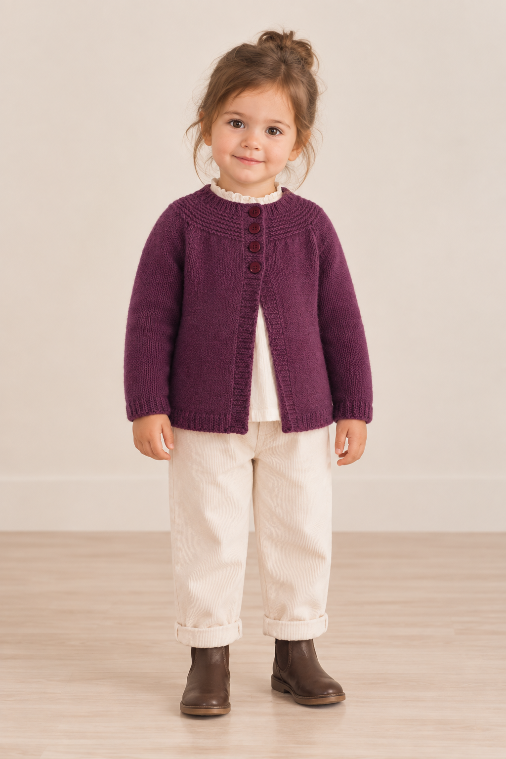 Alpaca Wool Blend Cardie Cape