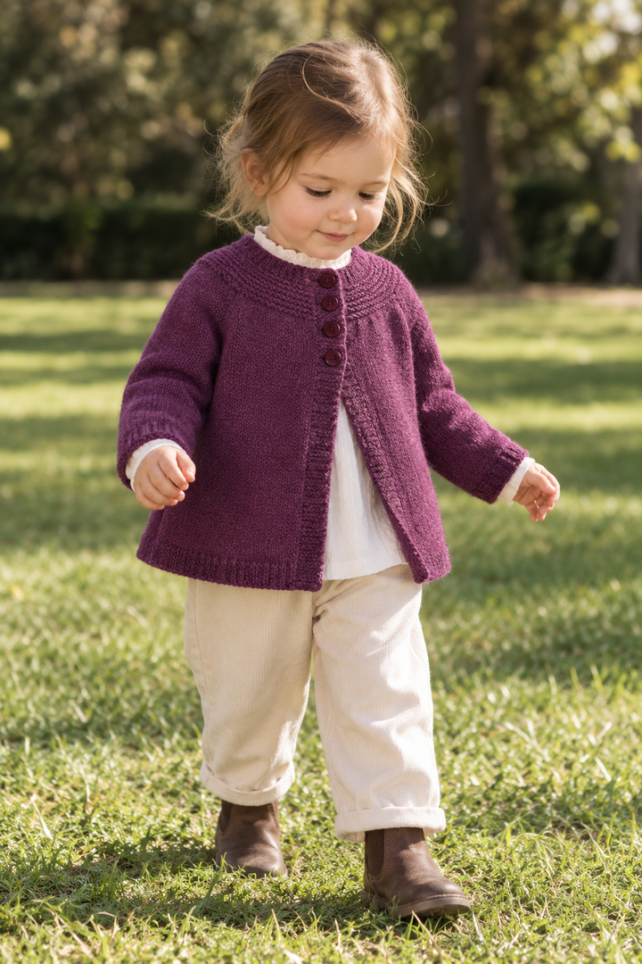 Alpaca Wool Blend Cardie Cape