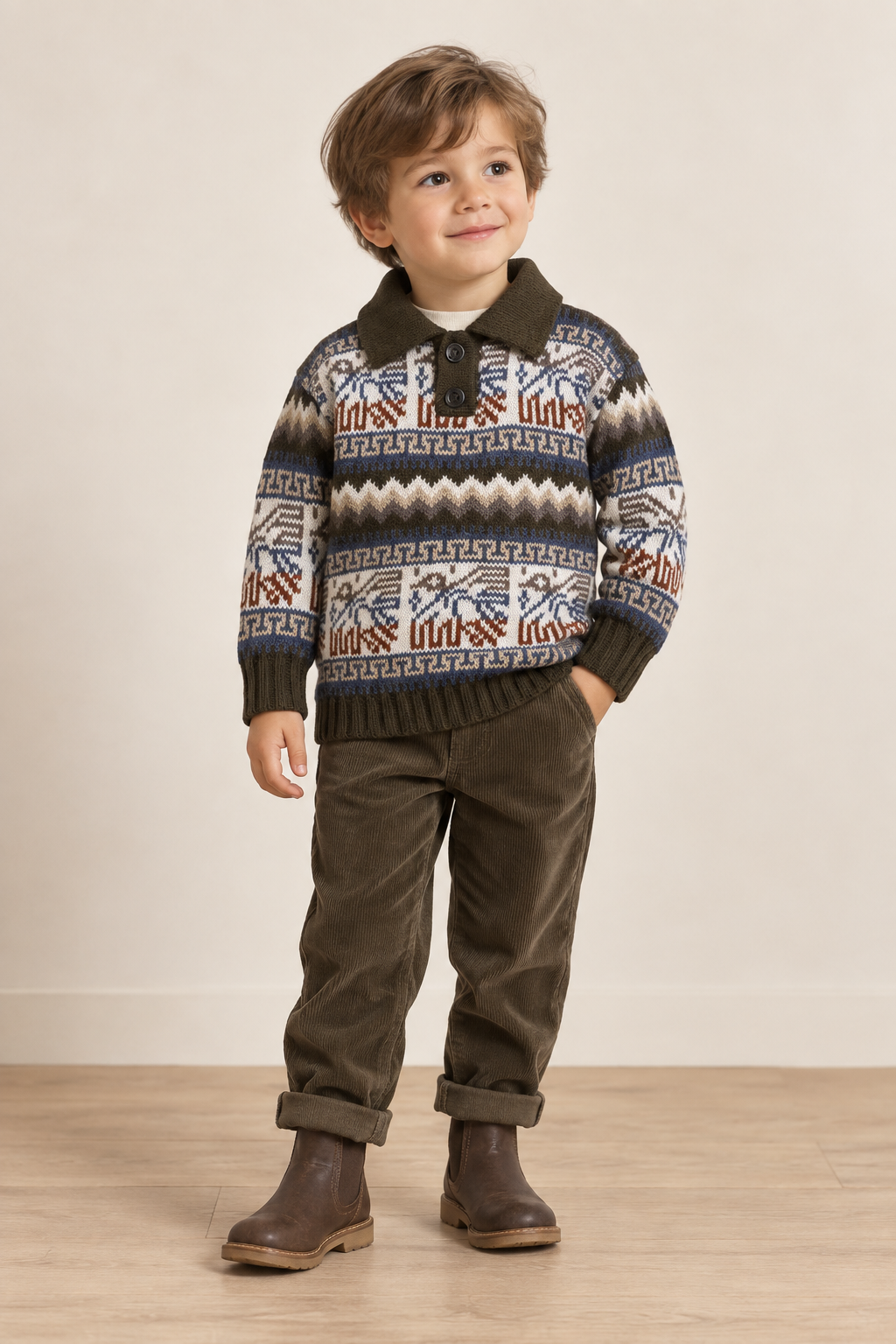 Alpaca Wool Blend Humming Bird Jumper