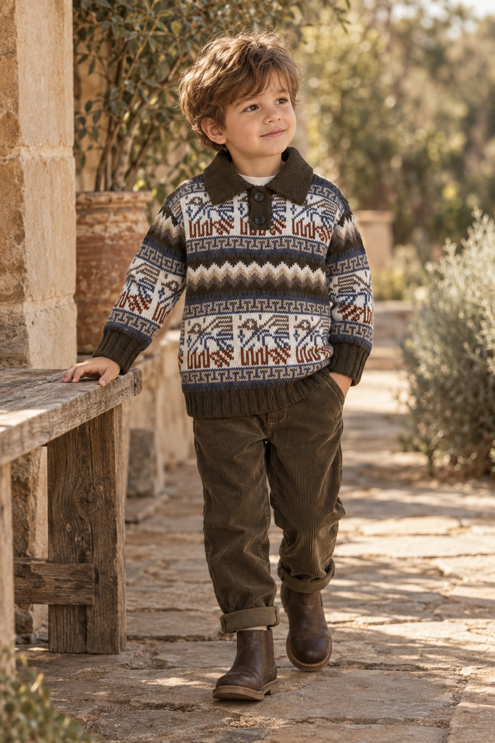 Alpaca Wool Blend Humming Bird Jumper