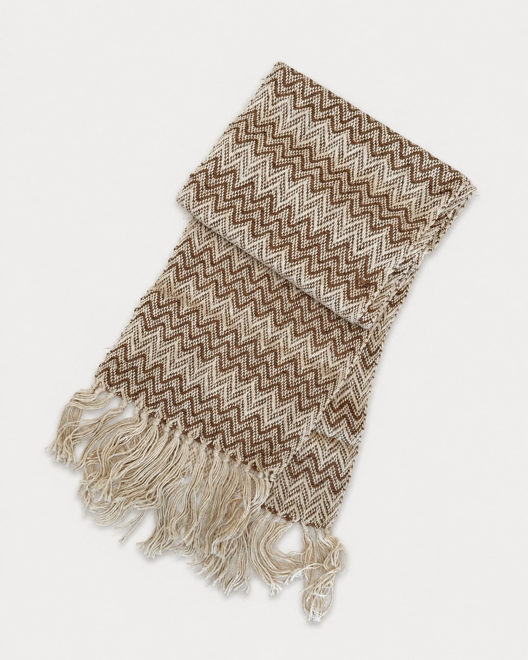 Alpaca Blend Zigzag Loom Scarf 