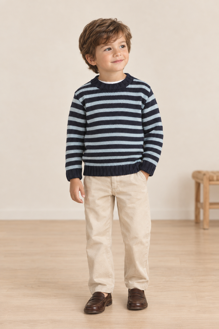 Cotton Sailor Striped Jumper