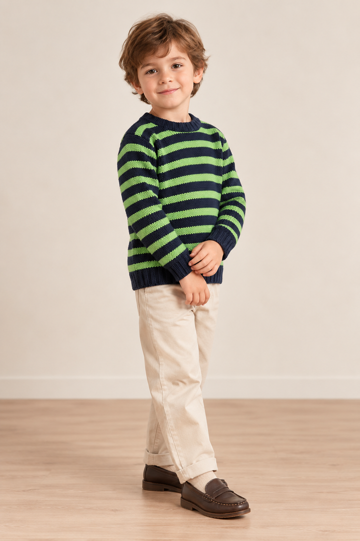 Cotton Sailor Striped Jumper