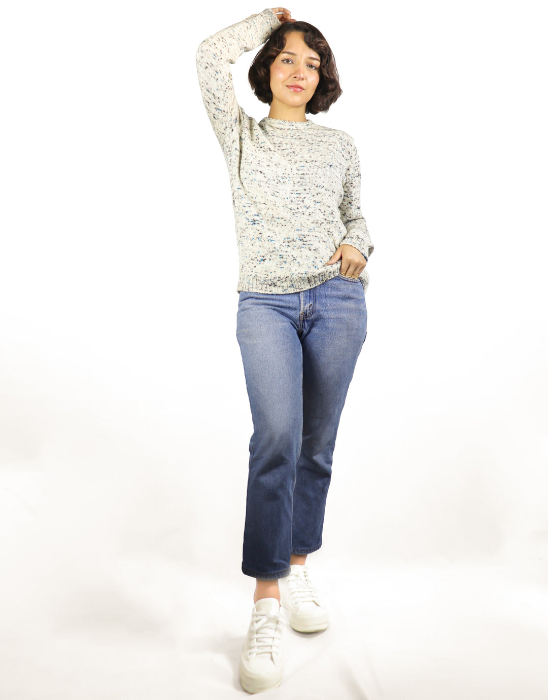 merino wool crewneck jumper