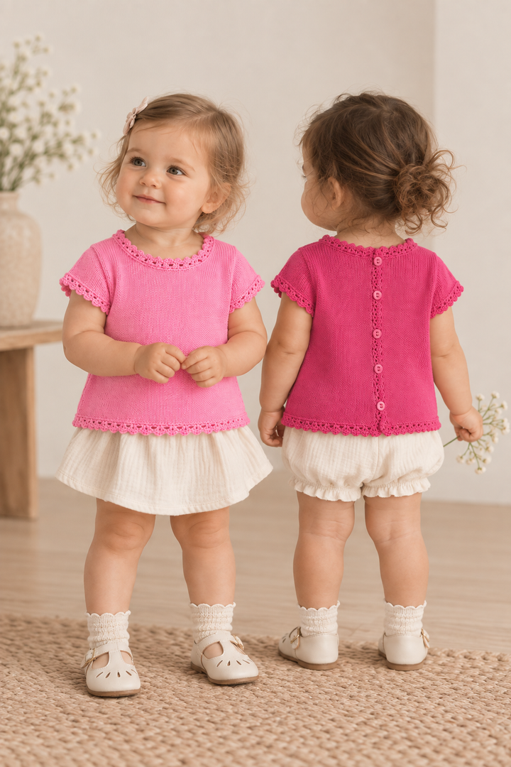 Little Rose Vest Top Set