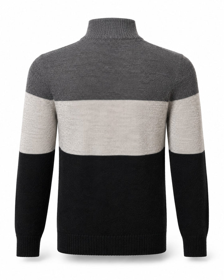Alpaca Wool Half Zip Jumper