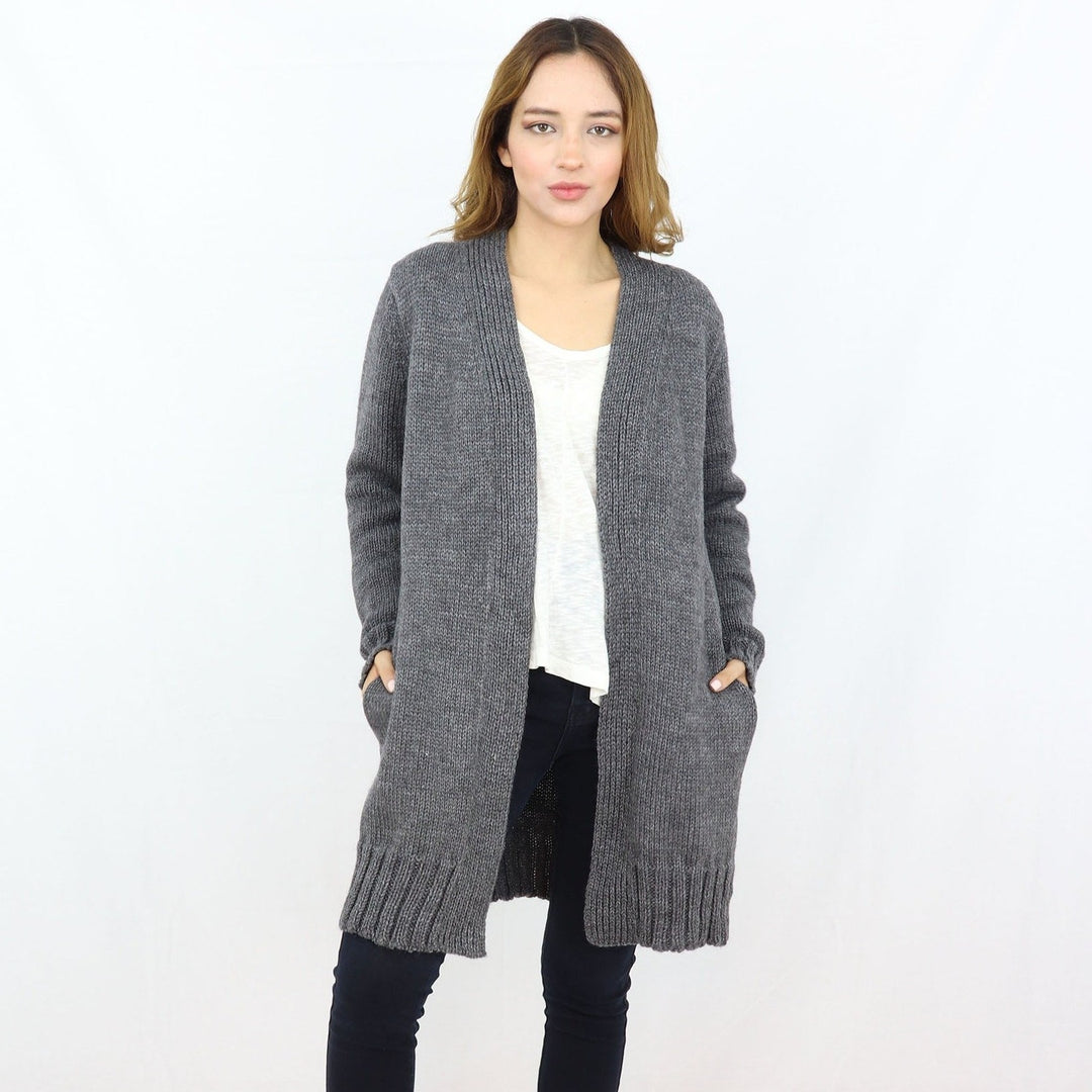 Alpaca Wool Cardigan Alpaca Wool longline cardigan