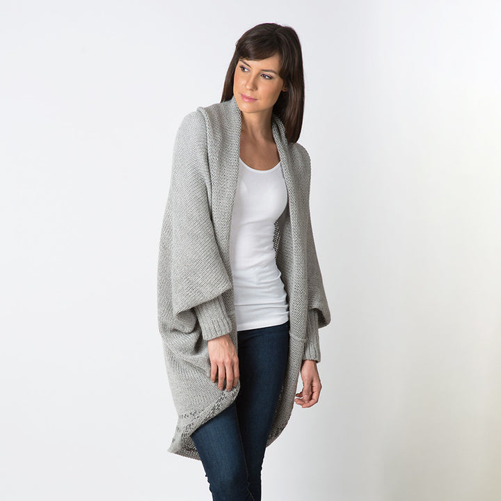 Oversized Alpaca Cardigan | Cardigan for Women | Organic Cotton 