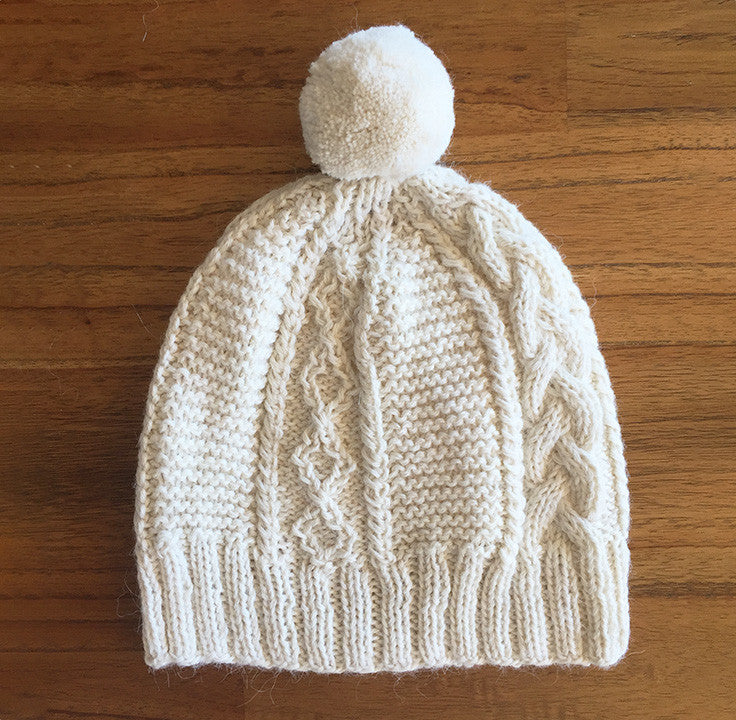Pompom Beanie | Alpaca Wool | Beanies for Women | Organic Cotton 