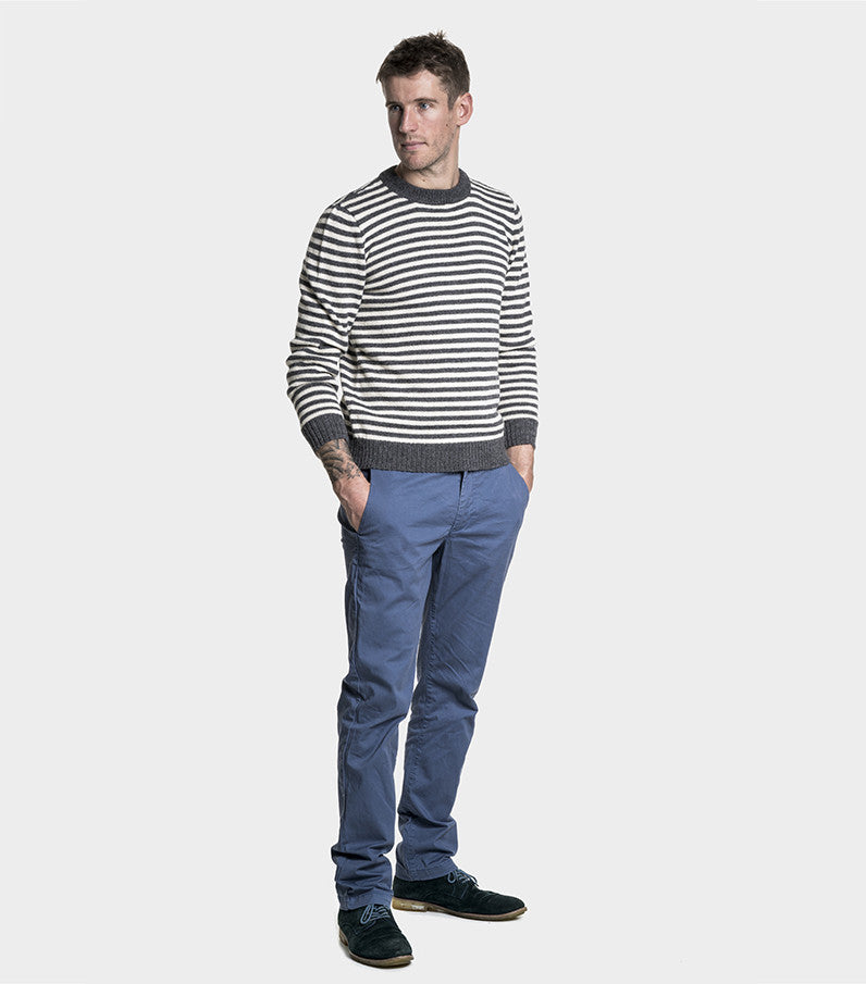 Mens Alpaca Wool Jumper | Organic Clothing handmade by Artisans - Front