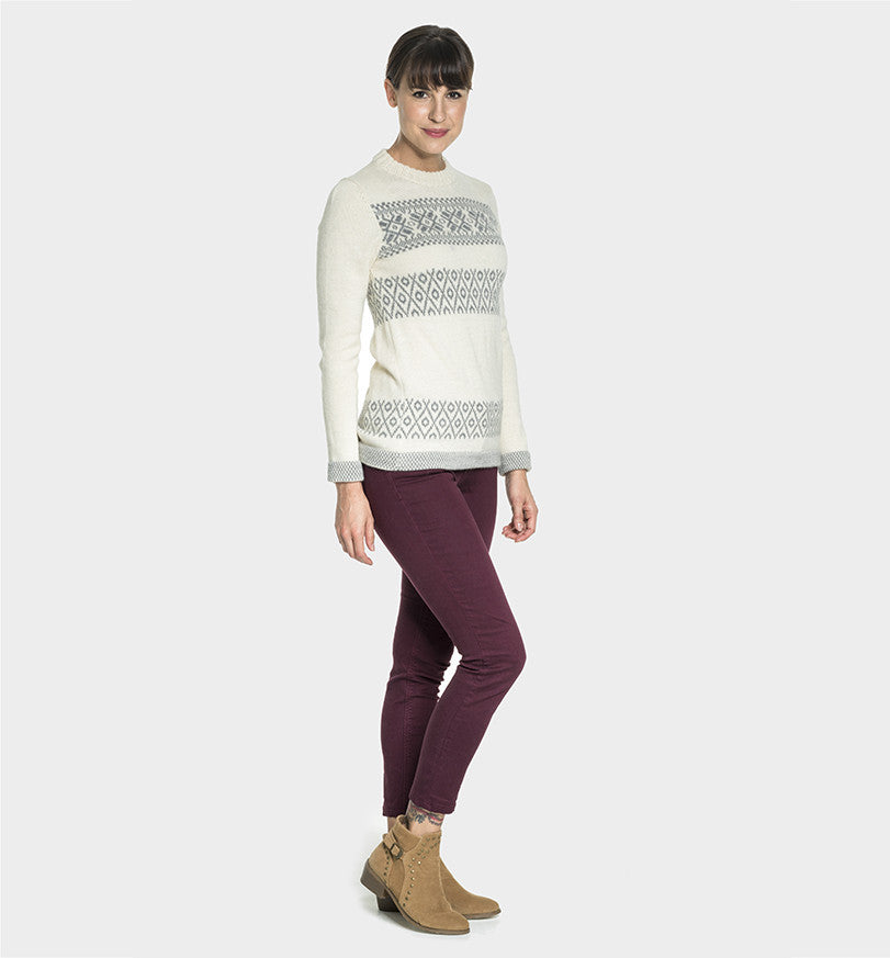 Alpaca Wool | Nordic Jumper | Sweaters for Women | Organic Clothing - side