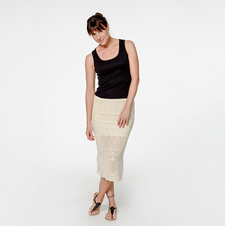 Organic Cotton | Lace Skirt | Organic Clothing - front