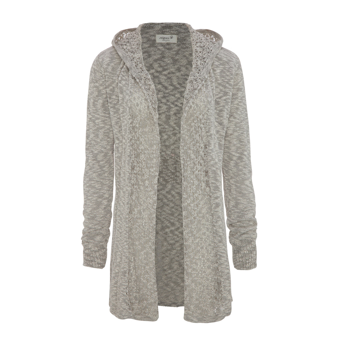 Organic Cotton | Hooded Cardigan | Organic Clothing - front