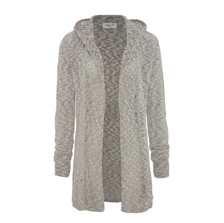 Organic Cotton | Hooded Cardigan | Organic Clothing - front