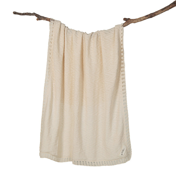 Organic Cotton | Baby Blanket | Cotton Baby Blankets - Hanging 