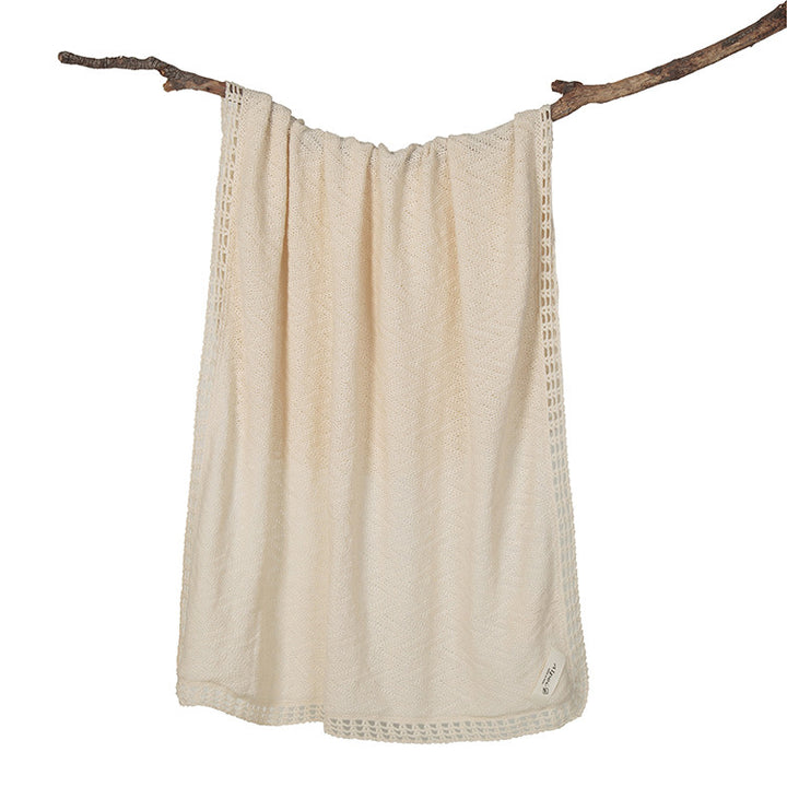 Organic Cotton | Baby Blanket | Cotton Baby Blankets - Hanging 