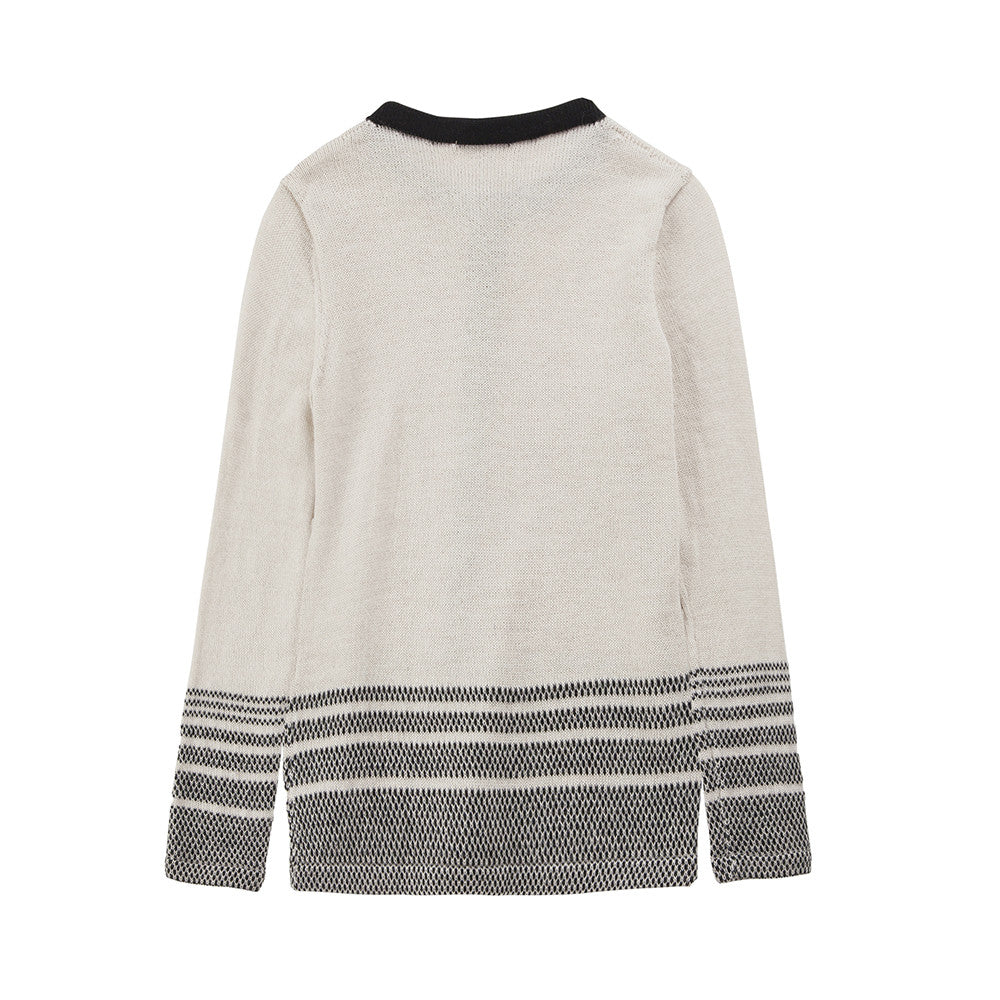 Alpaca Wool | Women's Cardigan | Organic Clothing - Back
