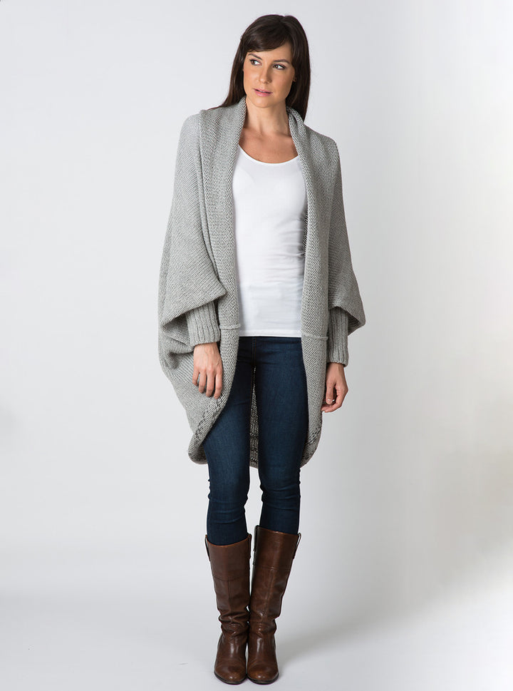 Oversized Alpaca Cardigan | Cardigan for Women | Organic Cotton - front