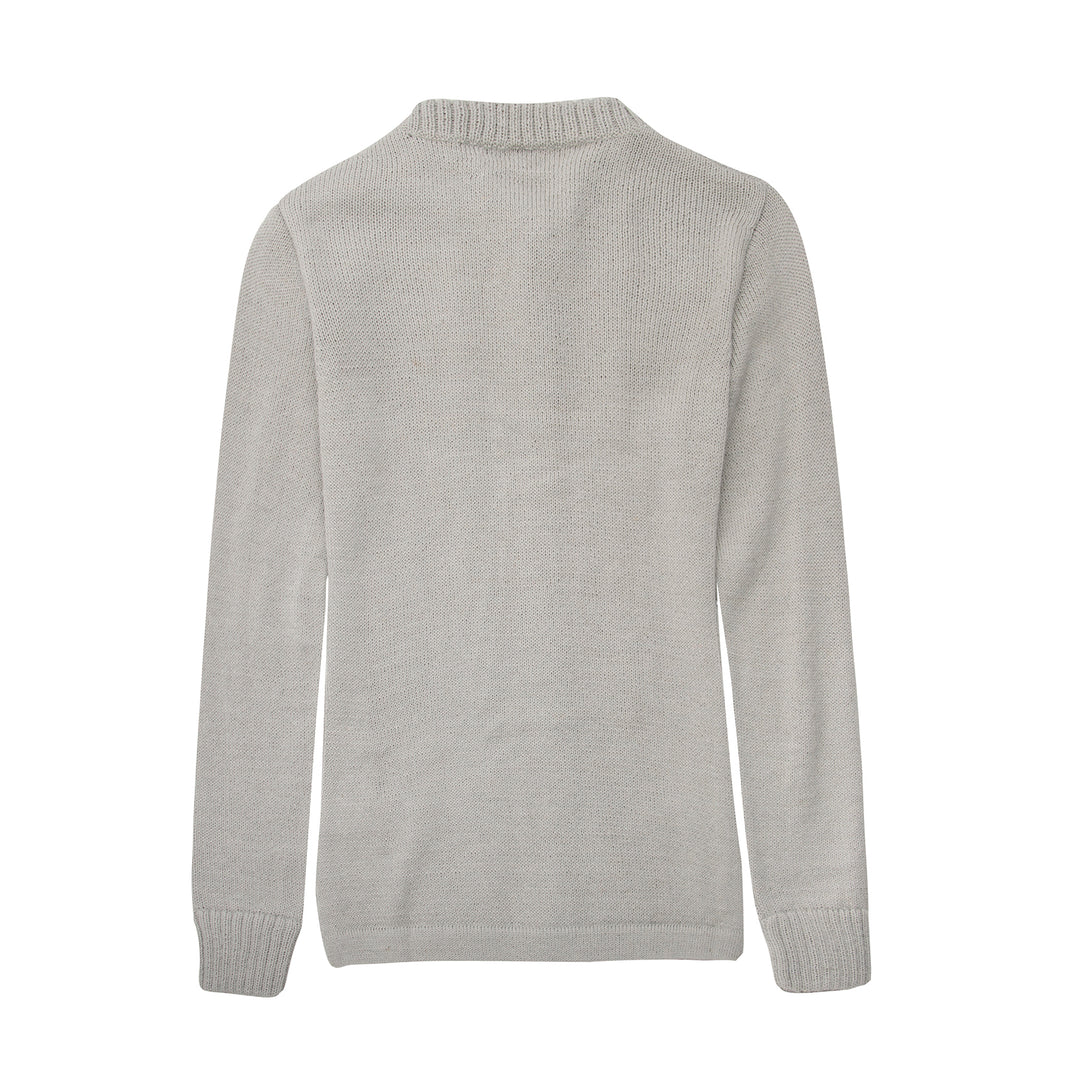 Alpaca Wool | Vintage Cardigan with Pockets | Cardigan for Women - Back