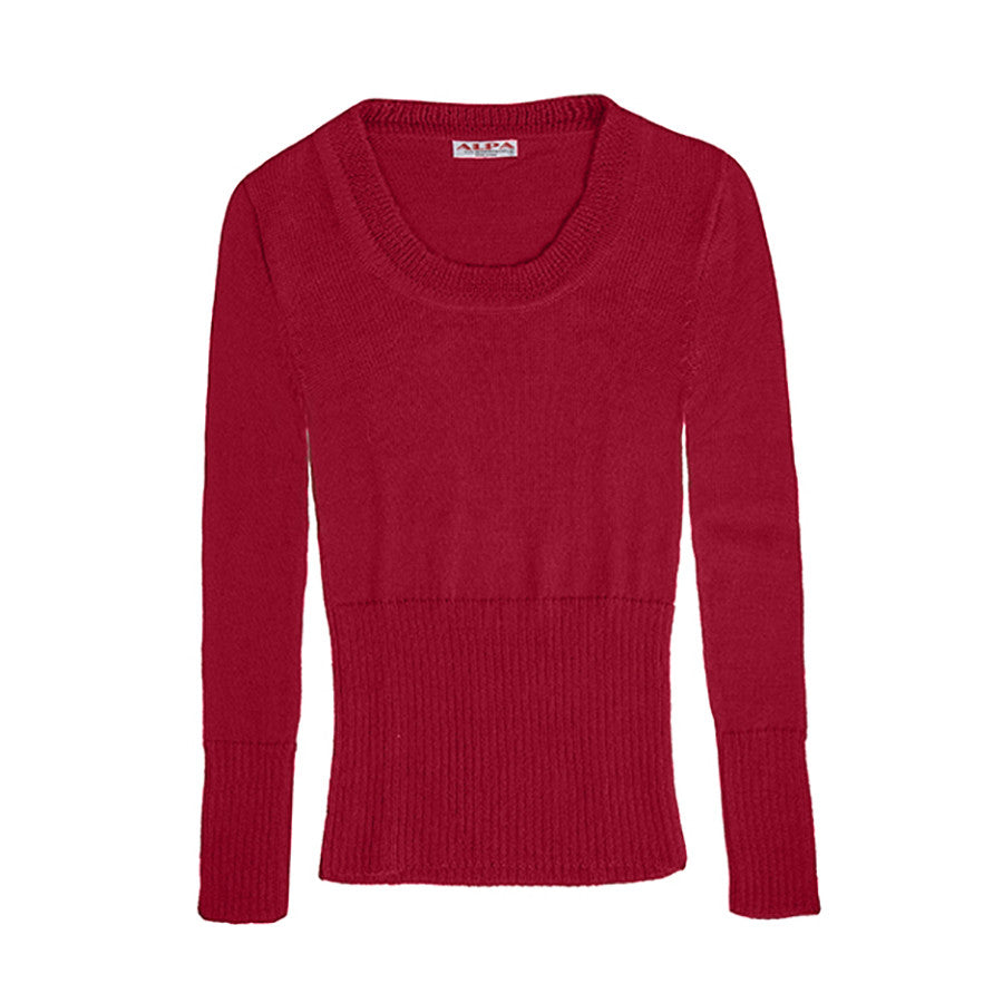 Alpaca Jumpers | Organic Cotton Clothing - Red