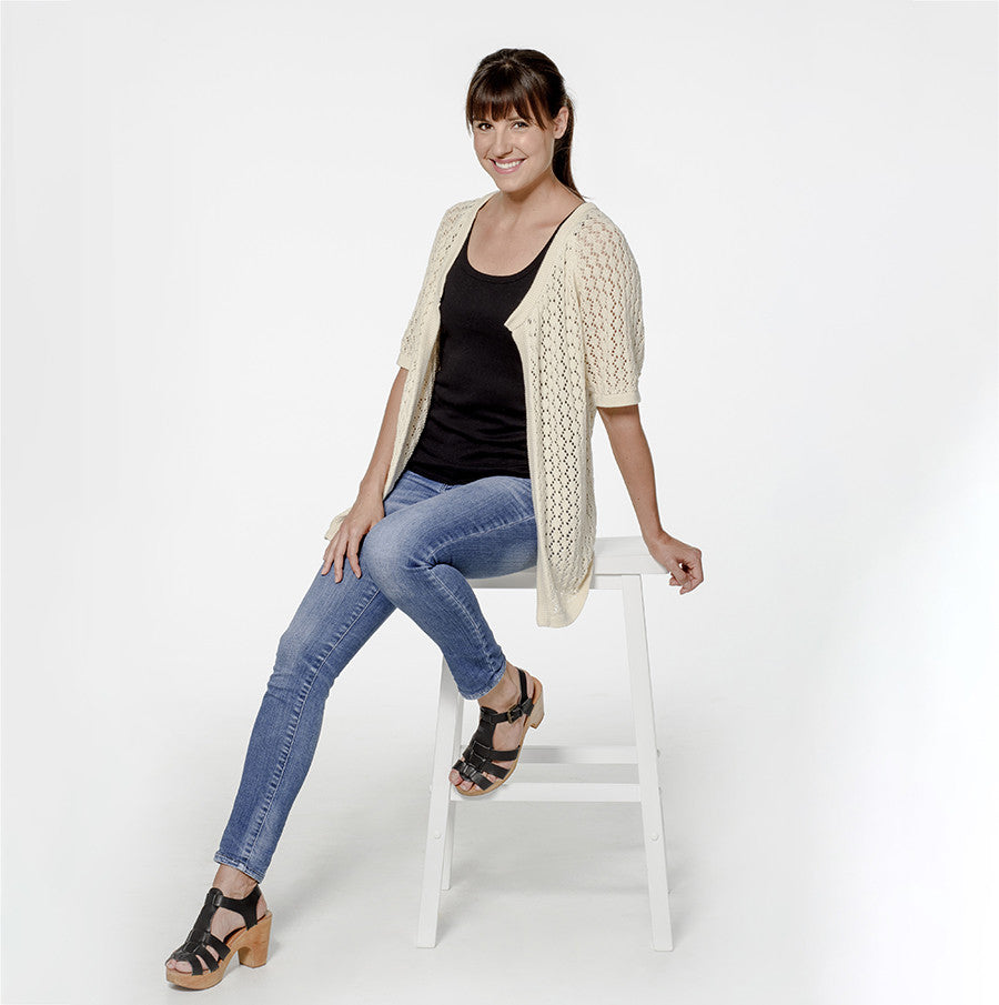 Organic Cotton | Summer Cardigan | Cardigans for Women - Model with Cardigan