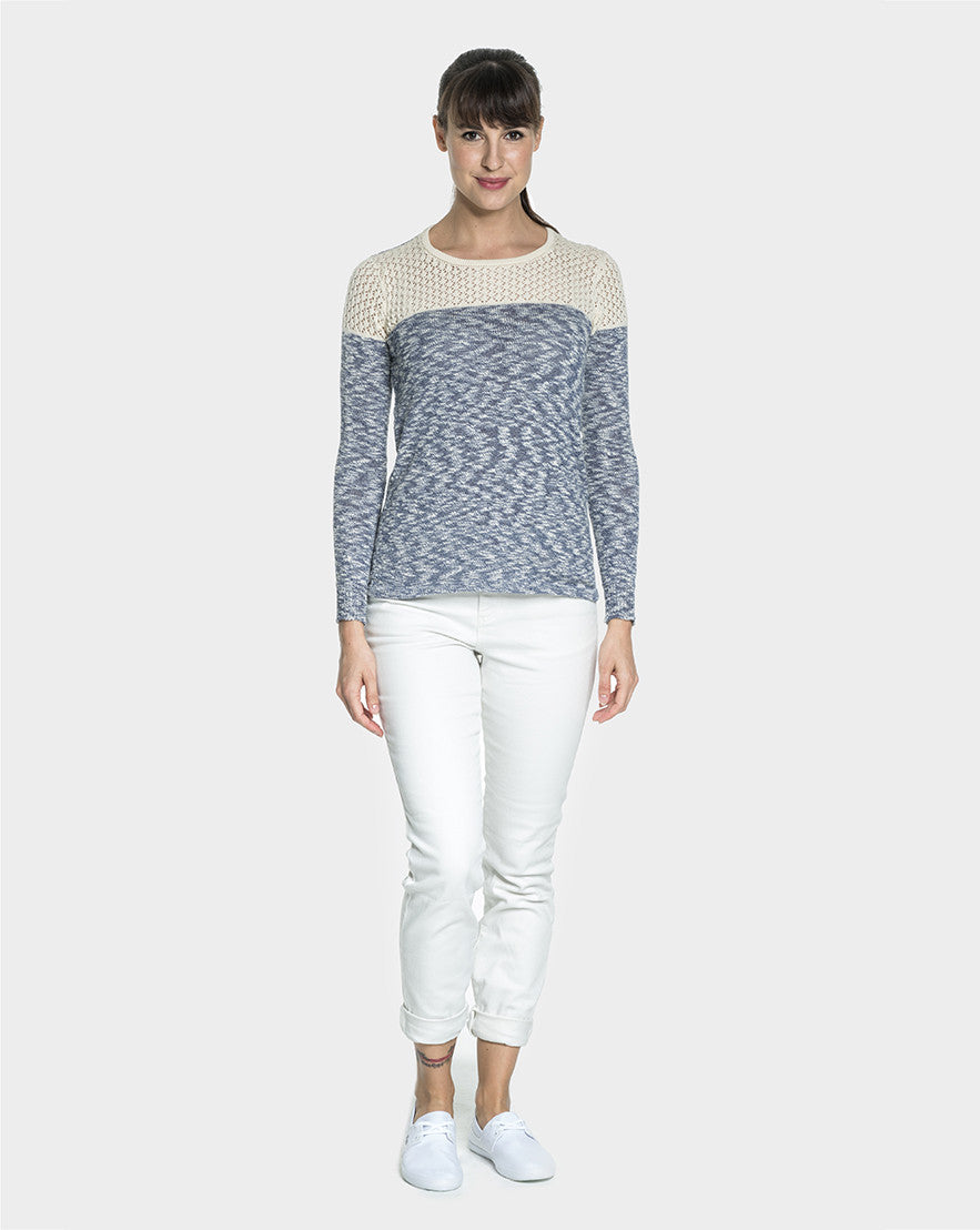 Organic Cotton | Lace Jumper | Womens Jumper | Organic Clothing - front