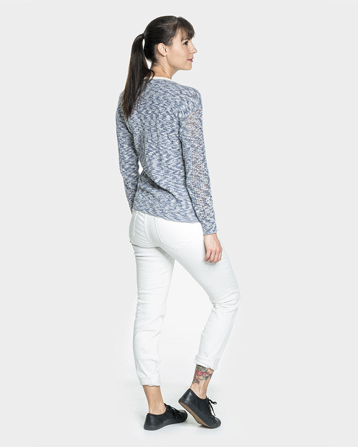 Organic Cotton | V Neck Sweater | Organic Clothing - back
