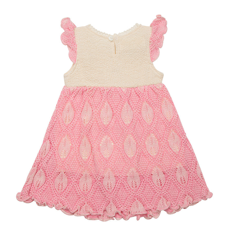 Organic Cotton | Girls Dresses | Organic Clothing | Hand Knitted - back