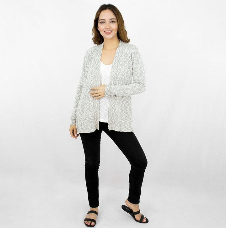 organic cotton open cardigan outfit